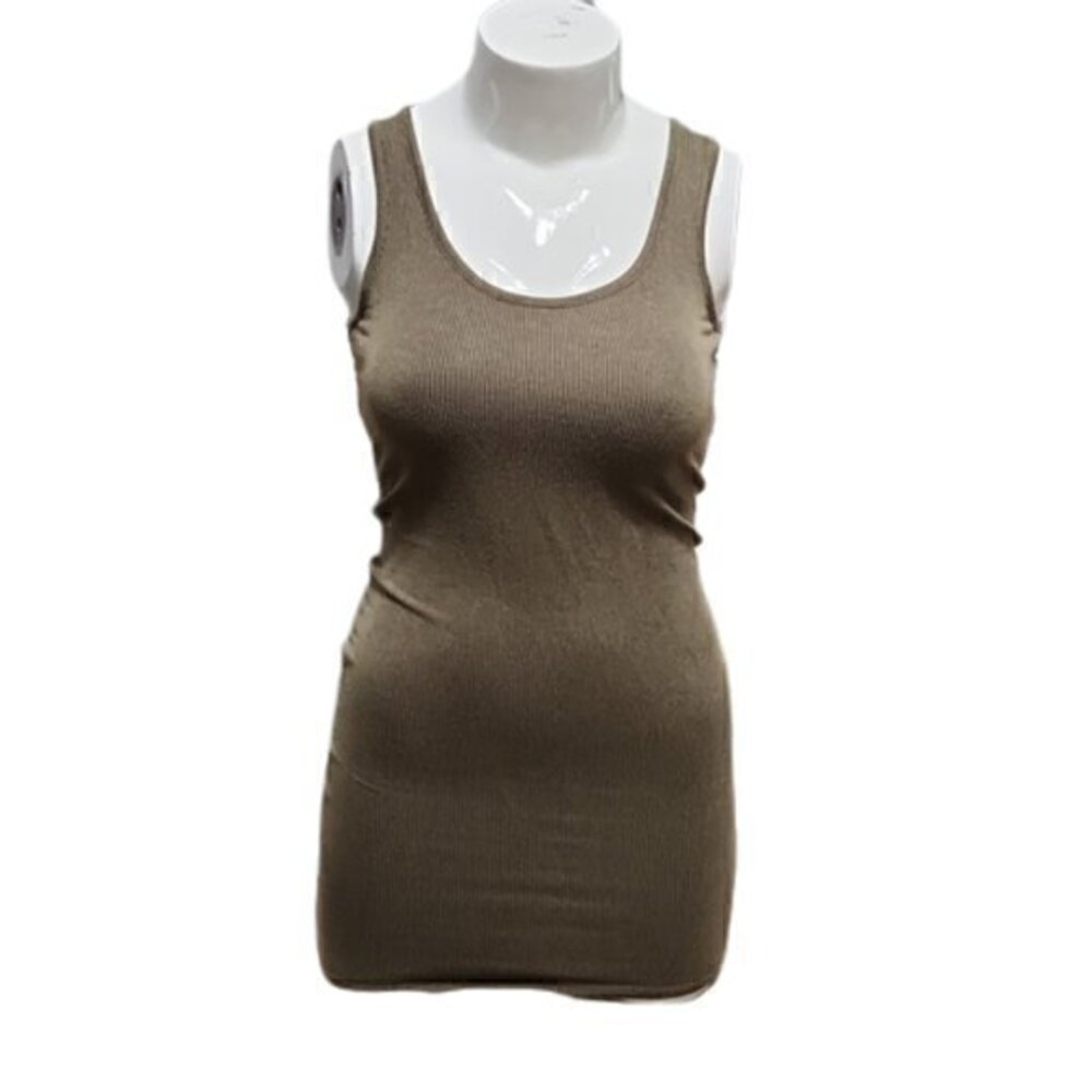 [Cotton On] Green Ribbed Fitted Dress - Size M